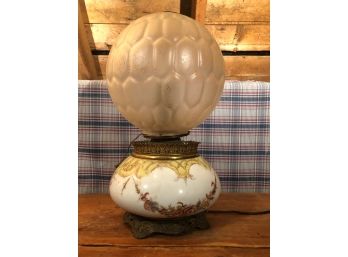 Vintage Lamp With Intricate Shade