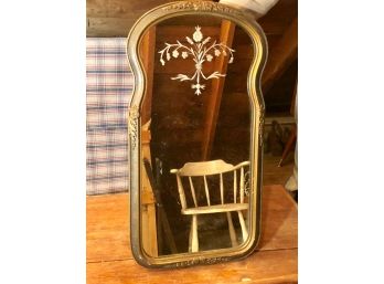 Beautiful Antique Mirror With Wooden  Frame By Nurre