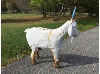 Folk Art Tin Goat