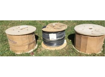 Spools Of Cable Lot  (Read Description... Much More)