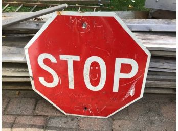 Large STOP Sign