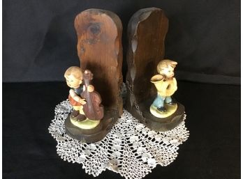 Old Figurine Book Ends