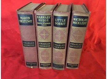 Set Of 4 Charles Dickens Books