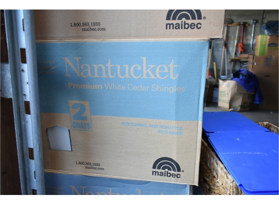 27 Boxes (25 Sqft/box) Maibec Prefinished Premium White Cedar Shingles- 16″ Nantucket Seacoast #204