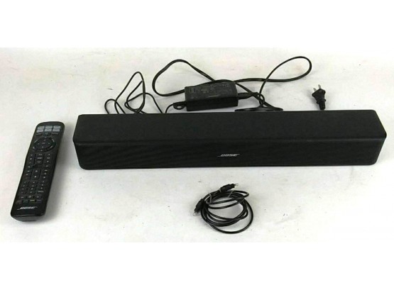Bose 418775 Solo 5 TV Sound System (Sound Bar) W/Remote, Original AC Adapter & Optical Cable