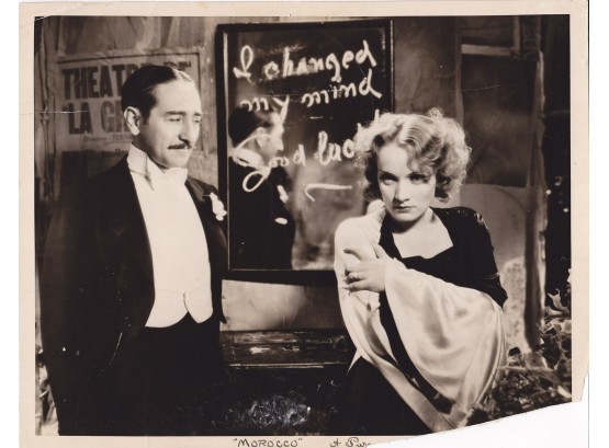 Lot Of 5 8'x10' Movie Stills Of Marlene Dietrich The Scarlett Empress & Morocco
