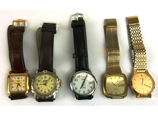 Lot Of 6 Men’s Wrist Watches Description:
