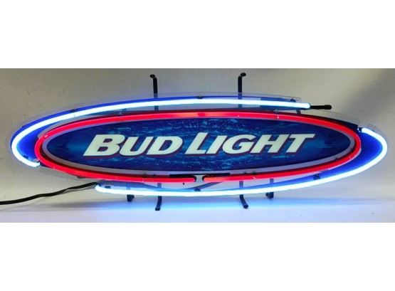 Bud Light Neon Sign In Good Working Order