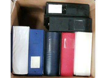 Lot Of 11 4” 3-Ring Notebooks For 8½”x11” Looseleaf Paper