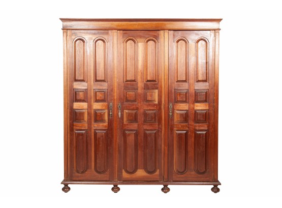 Substantial Solid Wood Armoire