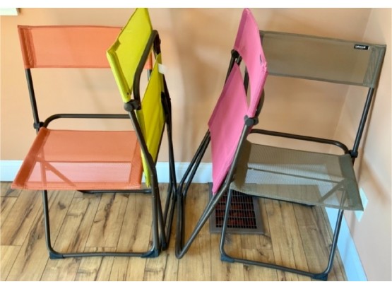 4 LaFuma Patio Chairs Made In France