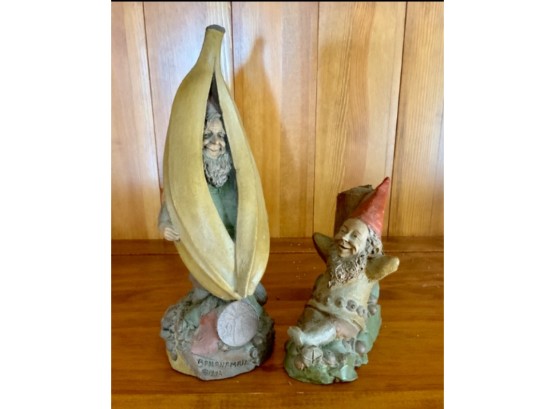 2 Clark Gnomes ~ Bananaman 1992 & Saturdfly 1983 ~