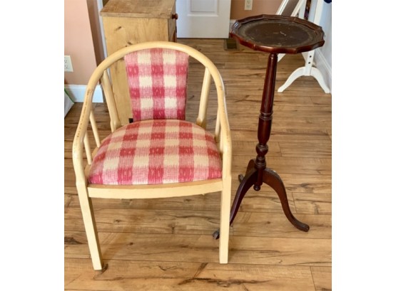 Nice Side Chair & Occasional Table