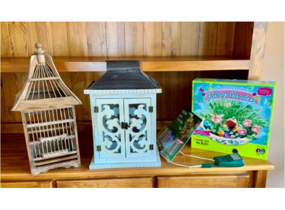 Birdhouse, Lantern Candle Holder, Kids Fairy Garden & More