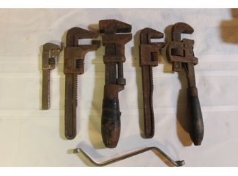 Vintage Lot Of Pipe Wrenches