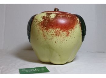 Vintage 9.5' Apple Cookie Jar