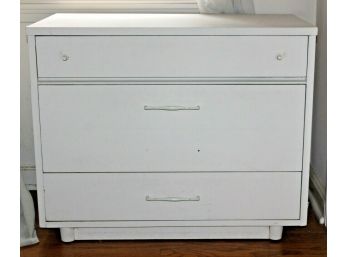 Small Painted White Dresser In Ikea Style