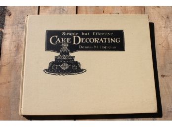 Vintage 1943 Cake Decorating Book