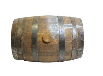 Antique Oak Wood Barrel
