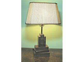 Working Mid Century Brass Book Lamp - Really Nice Look