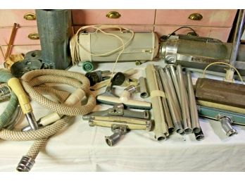 Large Group Of Electrolux Vacuums - 2 Working & 1 For Parts Plus Tons Of Attachments