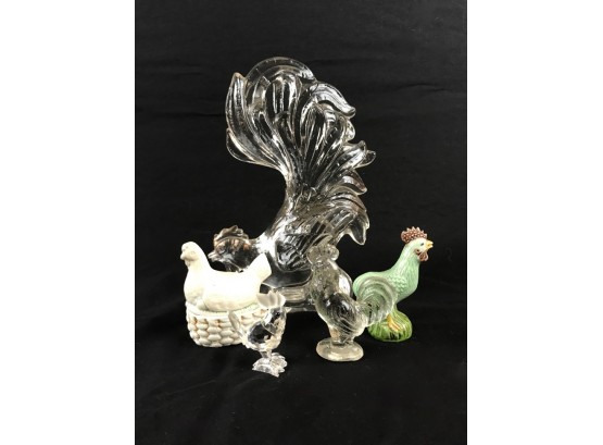 Collection Of Figural Chickens
