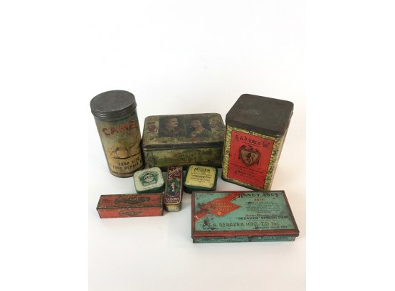 Vintage Collectible Tins Including S.S. Pierce