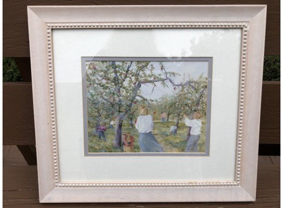 Helen Leveillee Beautiful Custom Framed & Matted Children Orchard Print