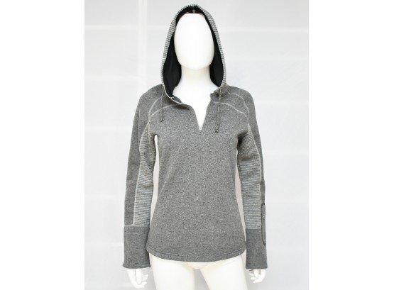 PrAna Athletic Wool Blend Hooded Sweater - Size M