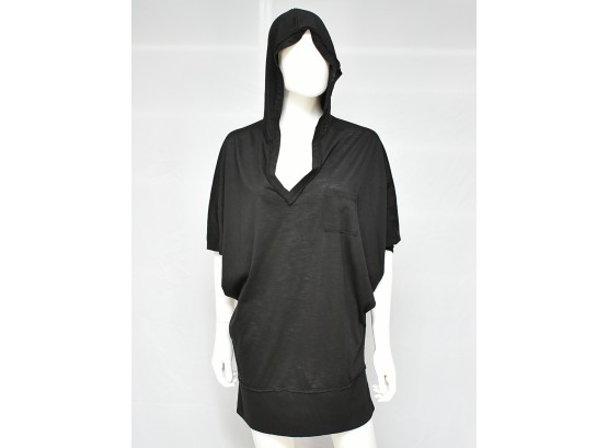 Beach Star Hooded Cover Up - Black - Size S