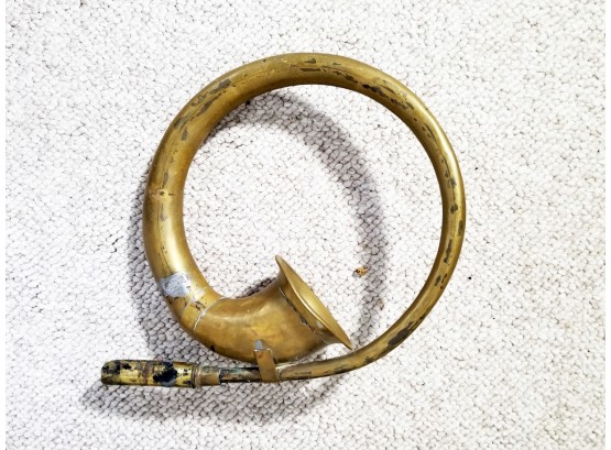 Vintage Brass Horn Instrument