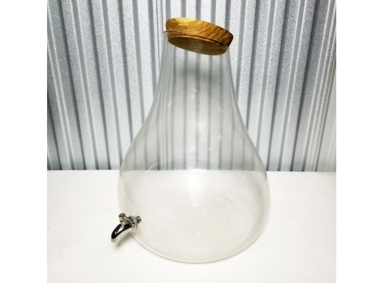 Danish Modern Bubble Recycled Glass Beverage Dispenser