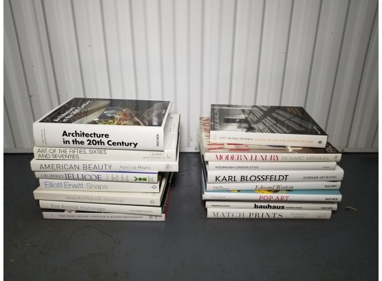 16 Contemporary Art, Fashion, Architecture Hardcover Coffee Table Books