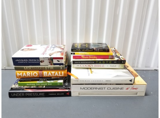 Collection Of Cookbook Coffee Table Books