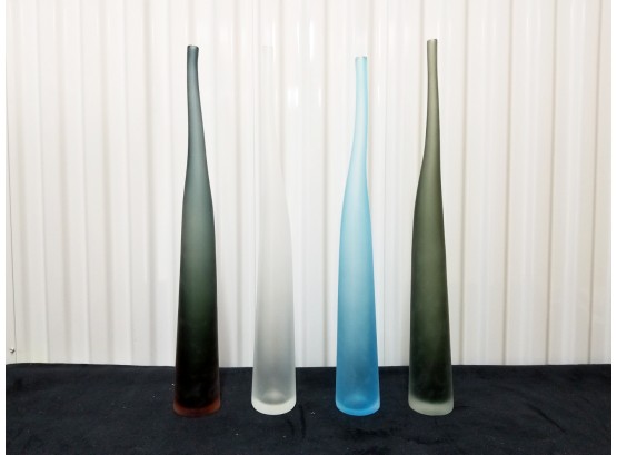 4 'Bambu' Vases By Laura Diaz De Santillana For Arcade (MSRP $3180)