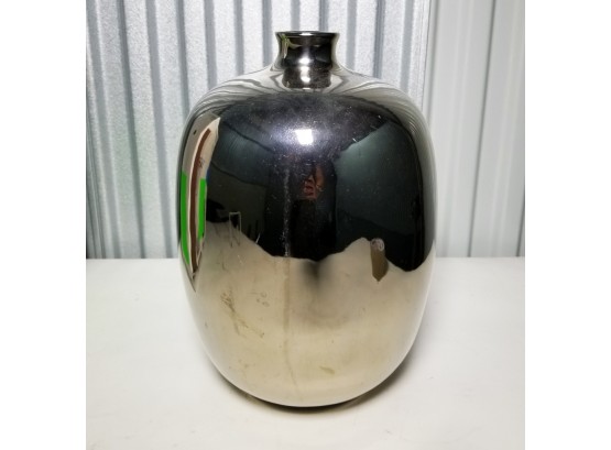 Two's Company Tozai Home Metallic Porcelain Bottle Vase