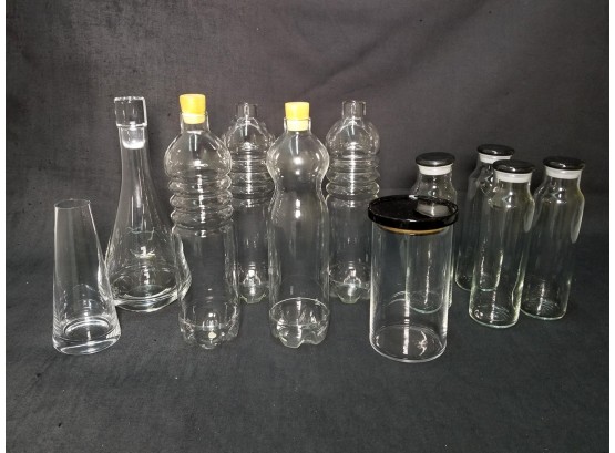 Glassware Assortment From Littala, Libbey & Calvin Klein