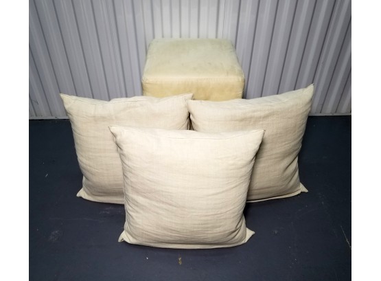3 Libeco Home Belgian Linen Throw Pillows & More
