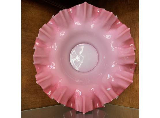 Vintage Porcelain Milk Glass Decorative Bowl