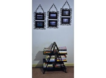 Picture Frames And Book Shelf