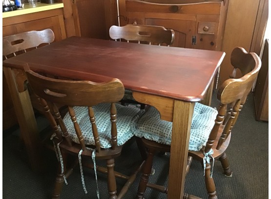 Cutest Custom Made Dinette  Table And Chairs
