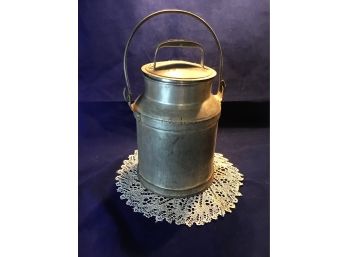 Galvanized Covered Dairy Can