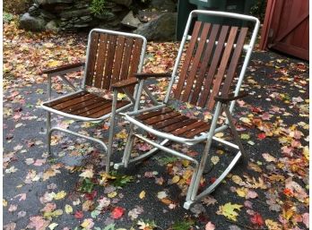 Vintage Solid Lawn Chairs 2