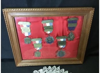 Medals In A Shadow Box