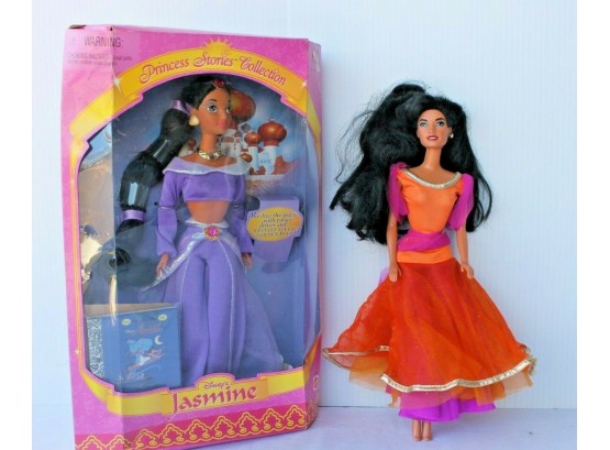 Disney's Jasmine Princess Stories Collection Doll & 12' Demi Moore Doll Disneys Esmeralda Hunchback Notre Dame