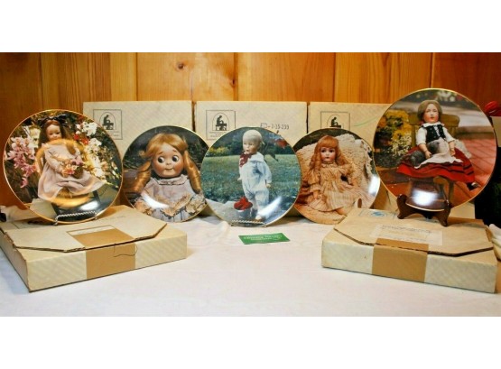 Set Of 5 Special Limited Edition Of 7500 Old German Dolls By Mildred Seeley 1980-81
