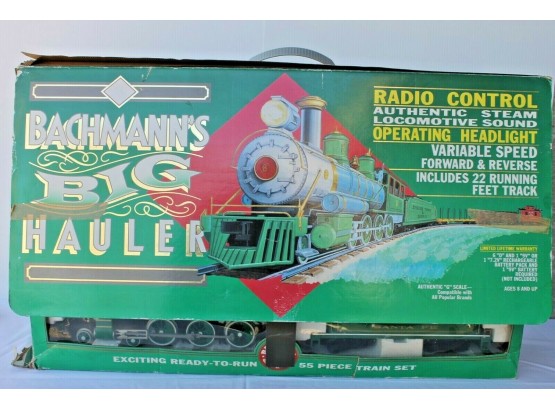 Bachmann's Big Hauler 'G' Scale Atchison, Topeka & Santa Fe Train Set In Box