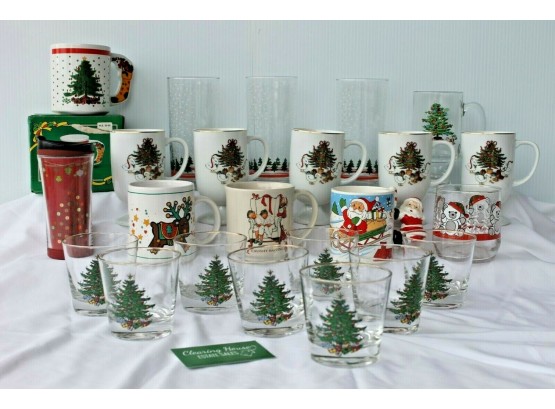Nice Collection Of Holiday Mugs And Glasses