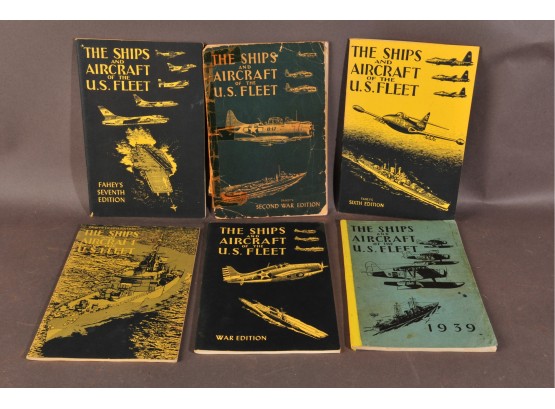The Ships And Aircraft Of The US Fleet: 6 Book Lot