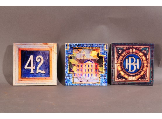 Brooklyn Borough Hall 'BH' Subway Tile Officially Licensed By MTA